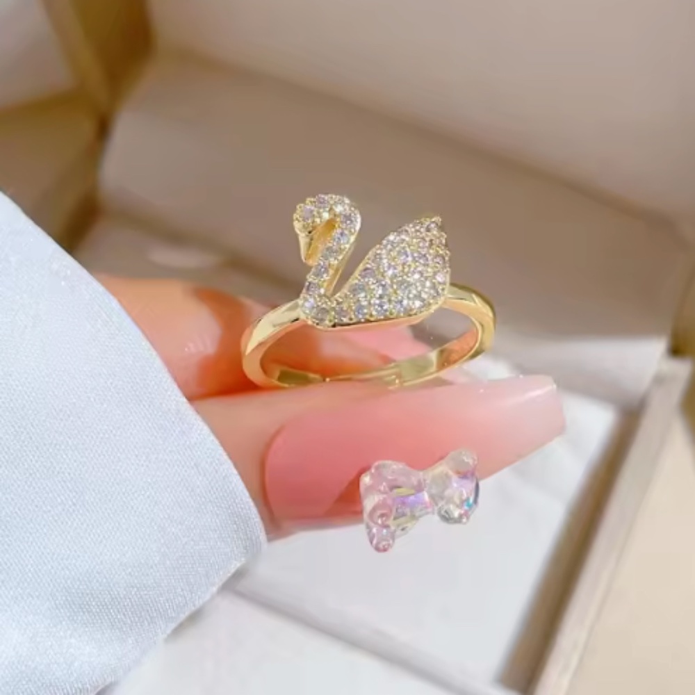 Swan Cubic Zirconia Ring